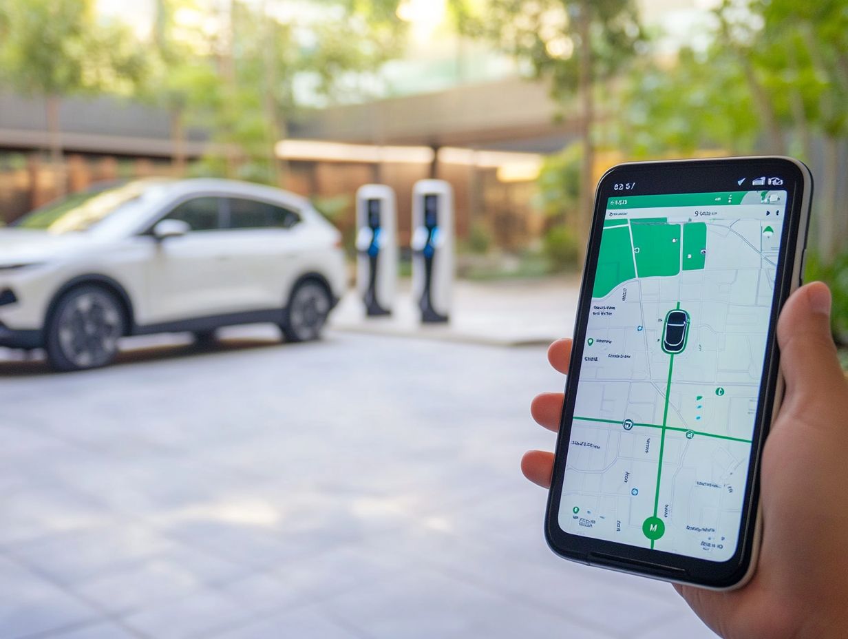 An overview of charging times for electric vehicles at charging stations.