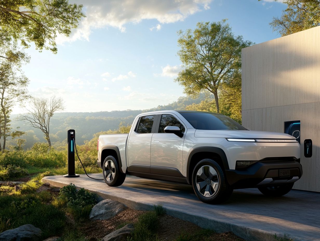 Leading electric pickup truck models available in the market