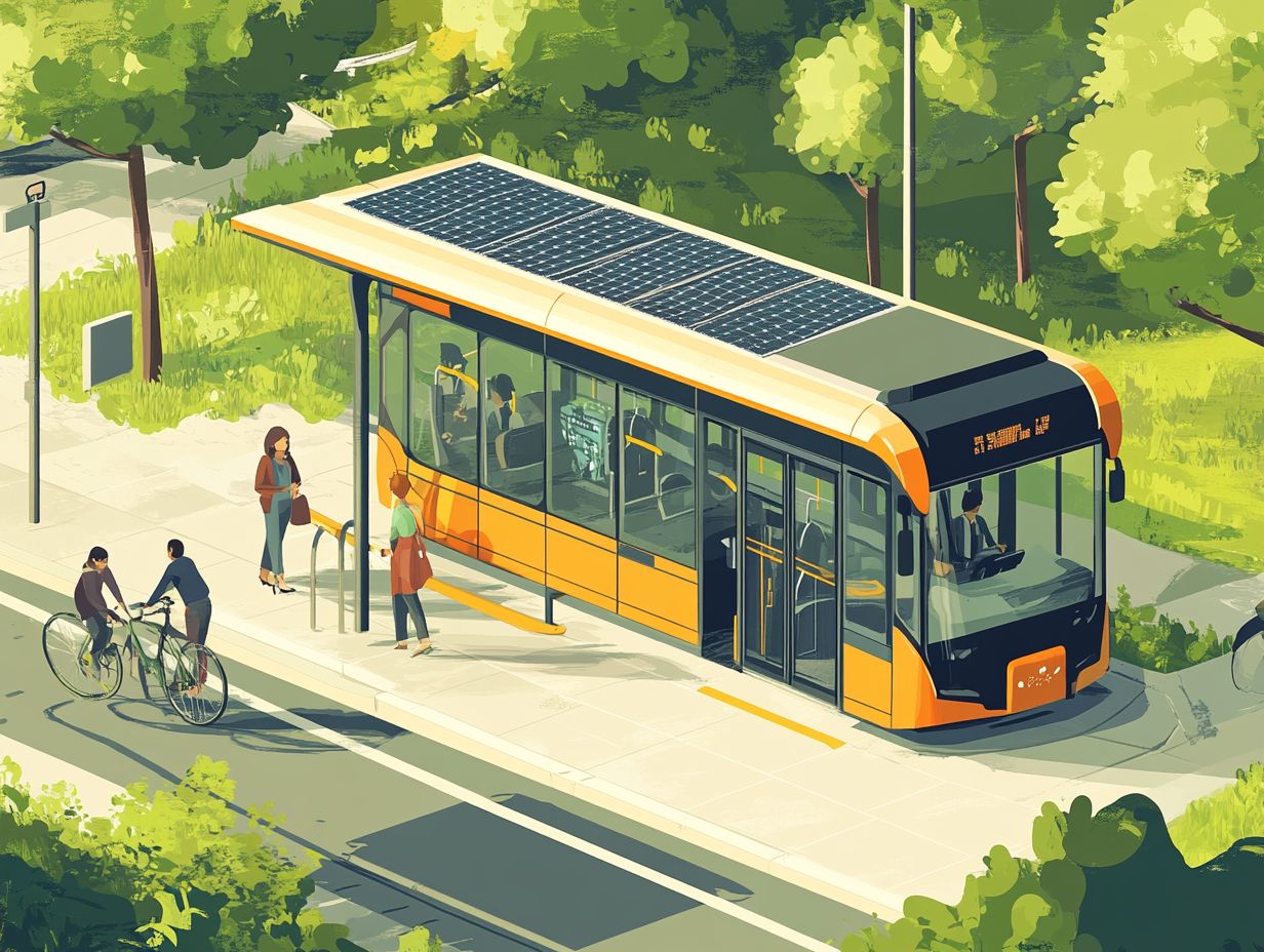 What is the importance of electric public transport in the future?