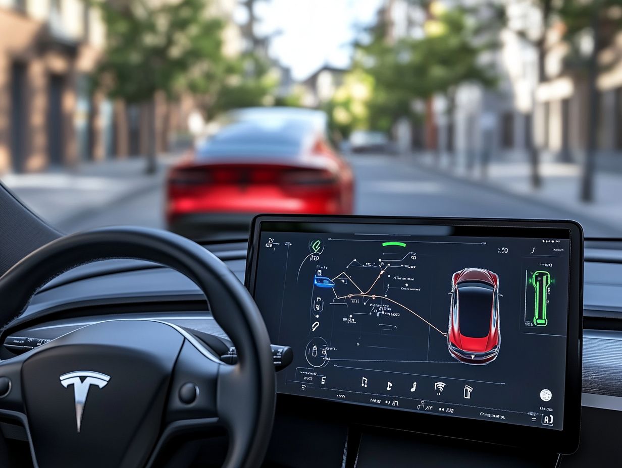 Illustration showing battery life and performance metrics in electric vehicles