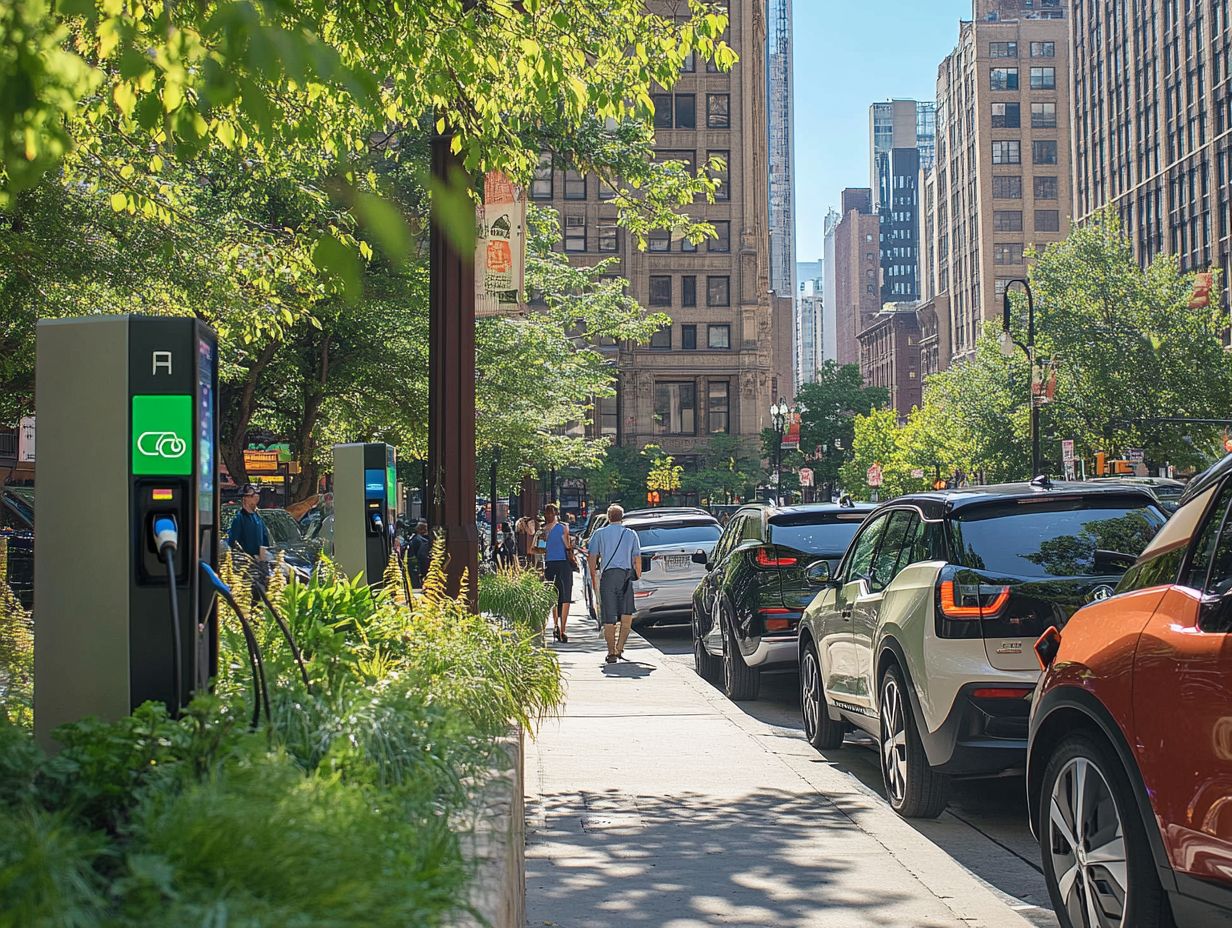 Image showcasing key takeaways for EV charging solutions in Chicago.