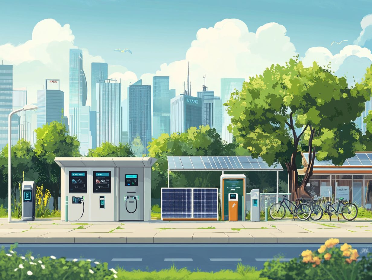 What are some innovative charging solutions for urban areas?