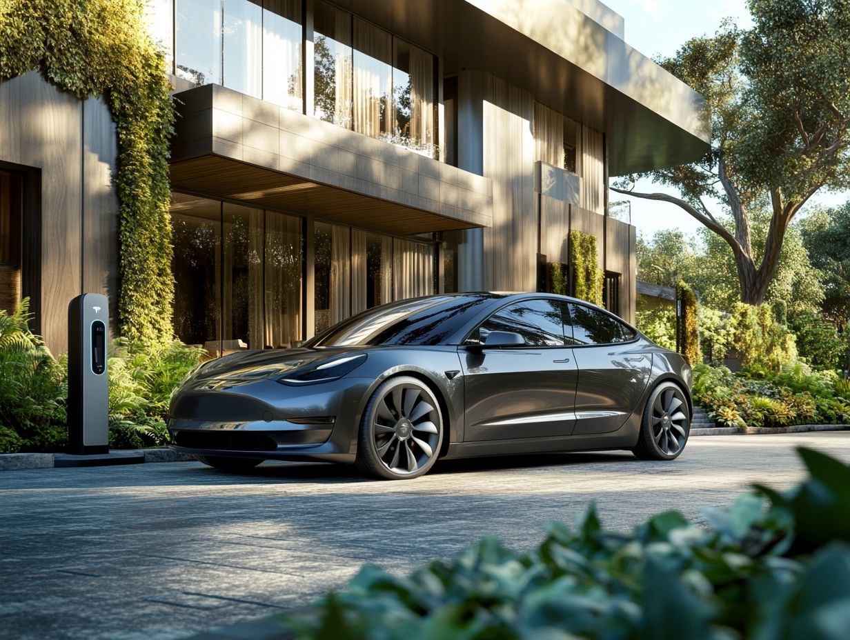 An infographic showing how electric vehicles integrate luxury with sustainability