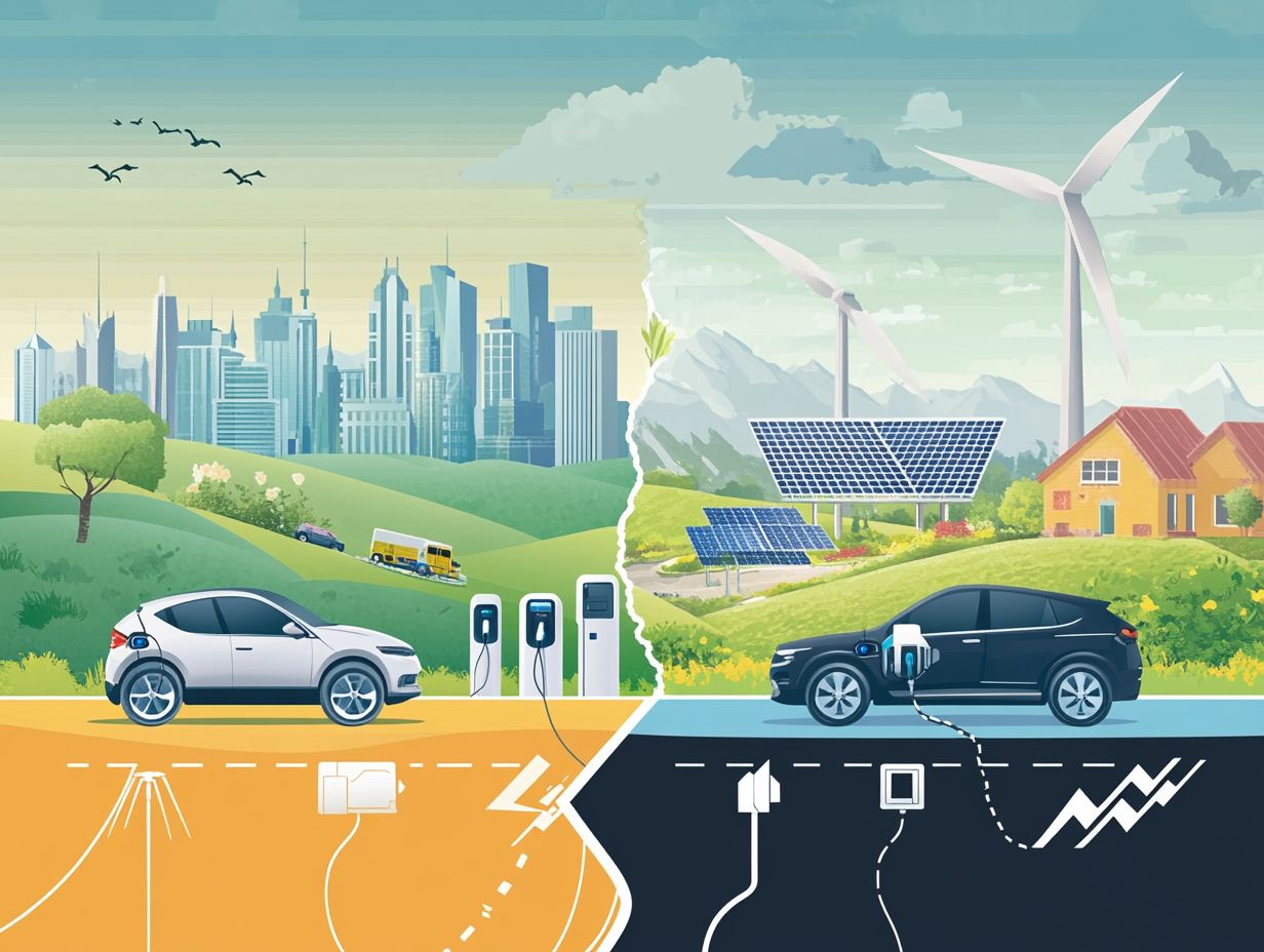 Comparison of benefits between state and federal electric vehicle incentives