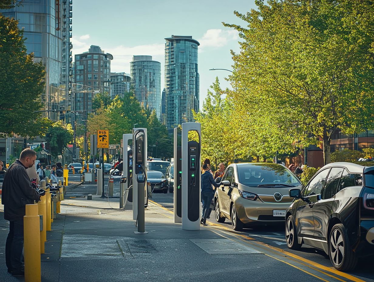 How are charging stations becoming more accessible for electric vehicles?