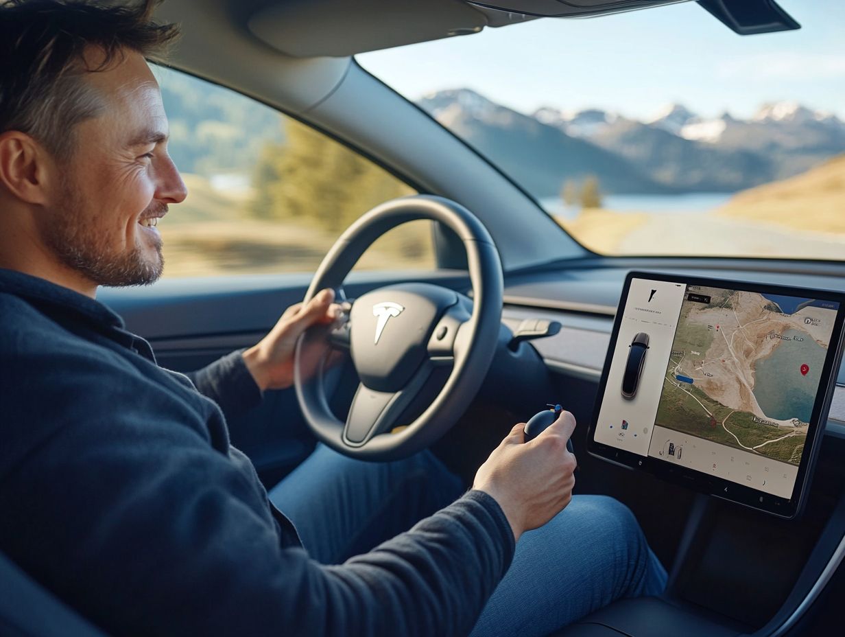 A driver experiencing instant acceleration in an electric vehicle