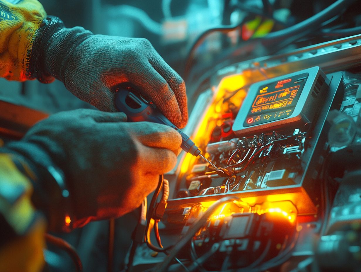 Visual representation of essential maintenance tips for electric vehicle heating systems.