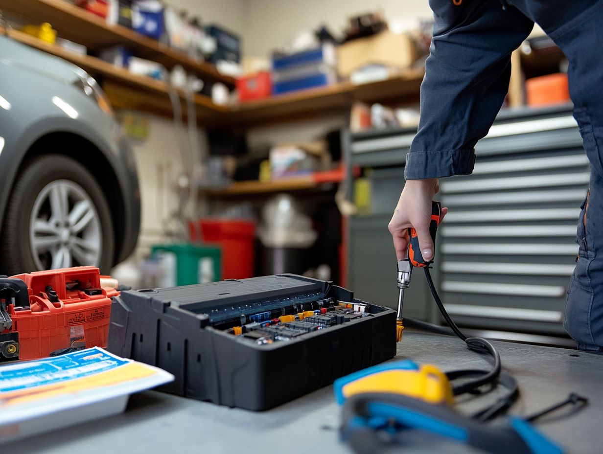 Image showing tire maintenance and rotation techniques for electric vehicles