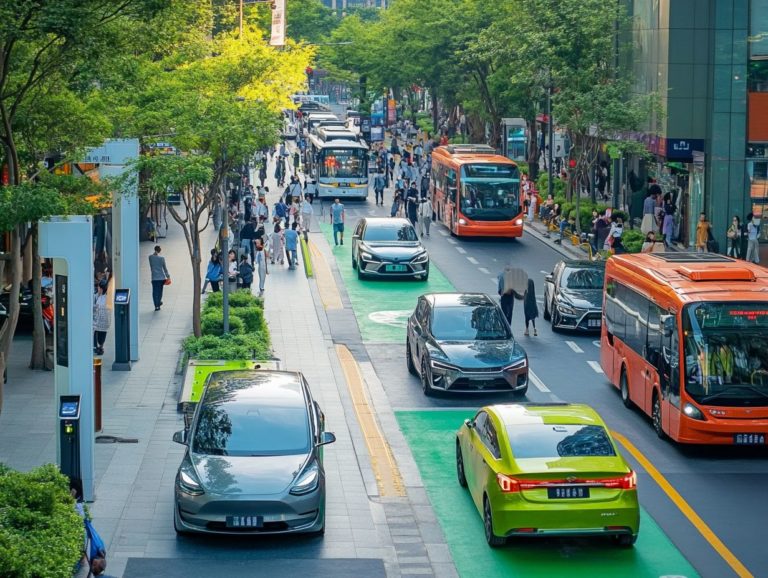 the role of electric vehicles in urban mobility