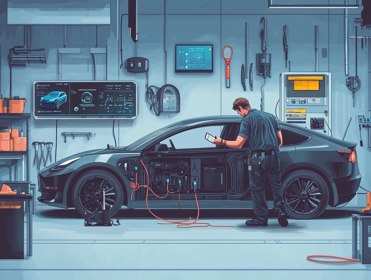 Illustration showing inconsistent performance in electric vehicles