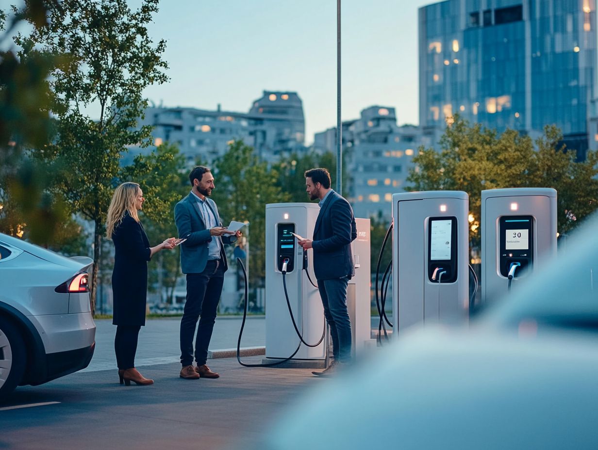 A Charge Point Operator ensuring safety standards at a charging station